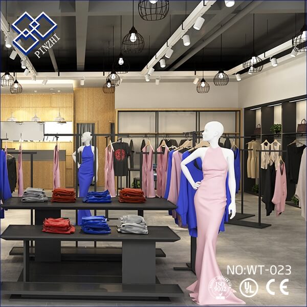 Woman clothing shop interior design  Guangzhou Pinzhi Display Manufacturer