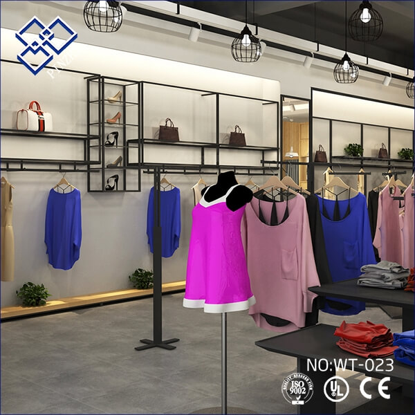 Woman clothing shop interior design  Guangzhou Pinzhi Display Manufacturer