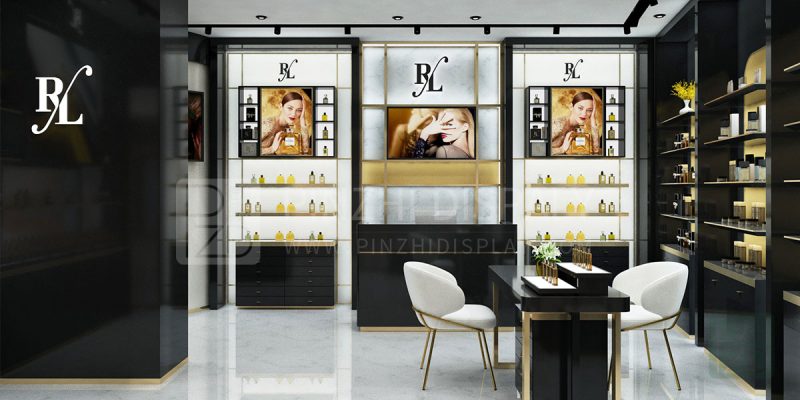 【UAE】Modern small perfume shop design | Guangzhou Pinzhi Display ...